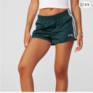YoungLA Day Off Dark Green Running Shorts